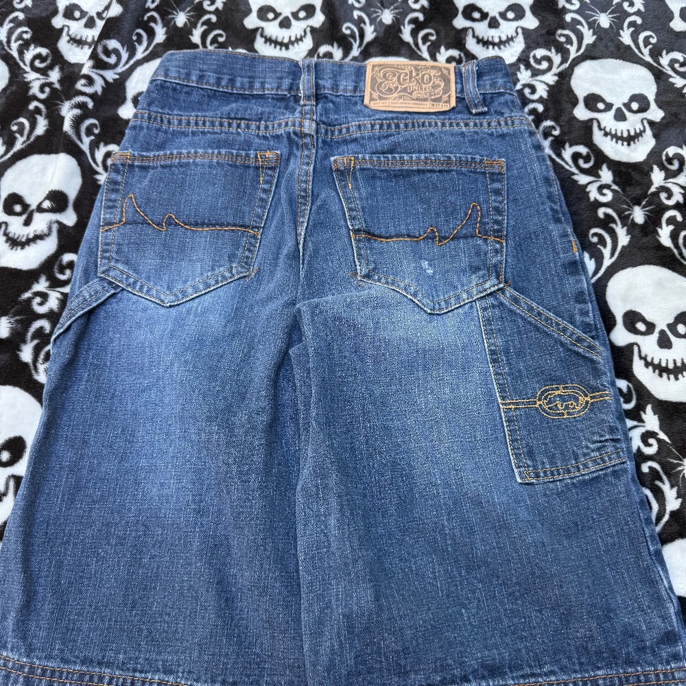 Embroidery ecko shorts